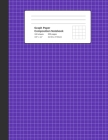 Graph Paper Composition Notebook: Violet, Grid Paper Notebook, Quad Ruled, 4 Square Per Inch (4x4), 100 Sheets, 200 pages (Large, 8.5 x 11) Cover Image