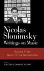 Nicolas Slonimsky: Writings on Music: Music of the Modern Era By Nicolas Slonimsky Cover Image