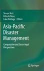 Asia-Pacific Disaster Management: Comparative and Socio-Legal Perspectives Cover Image