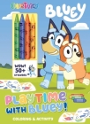 Bluey: Colortivity: Playtime with Bluey! (Coloring & Activity with Crayons) By Delaney Foerster Cover Image