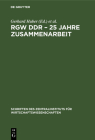 Rgw Ddr - 25 Jahre Zusammenarbeit By No Contributor (Other) Cover Image