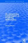 On Constructive Interpretation of Predictive Mathematics (1990) By Charles Parsons Cover Image