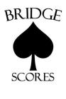 Bridge Scores: 6x9 Notebook with 100 Bridge Score Sheets By Anne Martins Cover Image