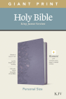 KJV Personal Size Giant Print Bible, Filament Enabled Edition (Leatherlike, Peony Lavender) By Tyndale (Created by) Cover Image