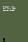 Reform Der Landpacht Cover Image