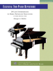 Essential Two-Piano Repertoire: 20 Late Intermediate to Early Advanced Selections in Their Original Form, Comb Bound Book (Alfred Masterwork Edition: Essential Keyboard Repertoire) By Scott Beard (Editor), Lucy Mauro (Editor) Cover Image
