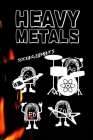 Heavy Metals - Rocking Elements Band: Guitar tab sheet Notebook / Logbook for Nerd science physics chemistry Metalheads - 6x9 inches ( DIN 5), 100 Pag By Heavy Metalz Cover Image