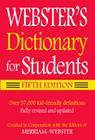 Webster's Dictionary for Students By Merriam-Webster (Editor) Cover Image