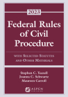 Federal Rules of Civil Procedure: With Selected Statutes and Other Materials, 2023 Supplement (Supplements) By Stephen C. Yeazell, Joanna C. Schwartz, Maureen Carroll Cover Image