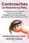 Cockroaches as Pets. Cockroaches Care, Facts and Information. Including German Cockroach, American Cockroach, Madagascar Hissing Cockroach. Keeping, B By Elliott Lang Cover Image