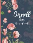 Cornell Notes Notebook: Pink Floral Cover, Cornell Taking Notes For School Students College ́8.5 x 11 By Shelia Stallworth Cover Image