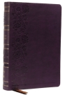 Nkjv, Single-Column Wide-Margin Reference Bible, Leathersoft, Purple, Red Letter, Comfort Print: Holy Bible, New King James Version Cover Image