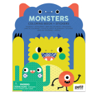 Monsters Coloring Book and Stickers By Petit Collage (Created by) Cover Image