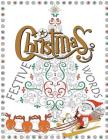 Adult Coloring Book: Festive Christmas Words By Christmas Coloring Books, Gina Trowler Cover Image