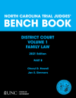 North Carolina Trial Judges' Bench Book, District Court, Vol. 1: Part B - Chapters 5-10 Cover Image
