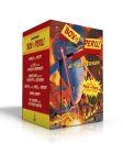 A Box of PERIL! (Boxed Set): Whales on Stilts!; The Clue of the Linoleum Lederhosen; Jasper Dash and the Flame-Pits of Delaware; Agent Q, or the Smell of Danger!; Zombie Mommy; He Laughed with His Other Mouths (A Pals in Peril Tale) By M.T. Anderson, Kurt Cyrus (Illustrator) Cover Image