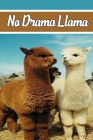 No Drama Llama By Llama Notebook Personalized Notebooks Cover Image