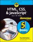 Html, Css, & JavaScript All-In-One for Dummies By Paul McFedries Cover Image