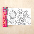 Flower Garden Mini Coloring Roll By Mudpuppy, Katie Wood (Illustrator) Cover Image