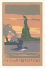 Vintage Journal Statue of Liberty Poster Cover Image