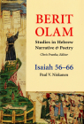 Berit Olam: Isaiah 56-66 By Paul V. Niskanen Cover Image