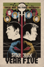 Star Trek: Year Five - Odyssey's End (Book 1) By Jackson Lanzing, Collin Kelly, Stephen Thompson (Illustrator), Brandon Easton, Silvia Califano (Illustrator) Cover Image