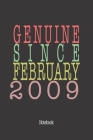 Genuine Since February 2009: Notebook Cover Image