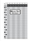 Dominoes Scorekeeper: Mexican Train, Chicken Foot Game Score Sheets Notepad Book Cover Image
