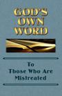 God's Own Word To Those Who Are Mistreated By Scott Markle Cover Image