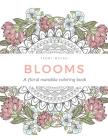Blooms: A floral mandala coloring book Cover Image