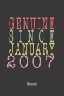 Genuine Since January 2007: Notebook Cover Image