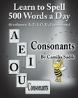 Learn to Spell 500 Words a Day: The Consonants (vol. 6) Cover Image