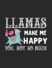 Llamas make me happy you not so much: A 101 Page Prayer notebook Guide For Prayer, Praise and Thanks. Made For Men and Women. The Perfect Christian Gi Cover Image