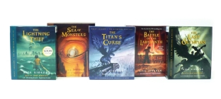 Percy Jackson and the Olympians books 1-5 CD Collection By Rick Riordan Cover Image