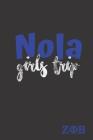 Nola Girls Trip: Zeta Phi Beta for sorority sister, friend, or family; ZPHI Sorority Paraphernalia for women By G. Lifestyle Journals Cover Image