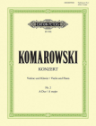 Violin Concerto No. 2 in a (Edition for Violin and Piano) (Edition Peters) By Anatoli Komarovsky (Composer) Cover Image