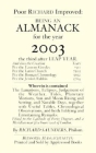 Poor Richard's Almanack for 2003 By Richard Saunders (Editor), Benjamin Franklin Cover Image