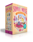 The Adventures of Sophie Mouse Ten-Book Collection (Boxed Set): A New Friend; The Emerald Berries; Forget-Me-Not Lake; Looking for Winston; The Maple Festival; Winter's No Time to Sleep!; The Clover Curse; A Surprise Visitor; The Great Big Paw Print; It's Raining, It's Pouring By Poppy Green, Jennifer A. Bell (Illustrator) Cover Image