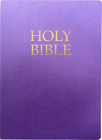 Kjver Holy Bible, Large Print, Royal Purple Ultrasoft: (King James Version Easy Read, Red Letter) Cover Image