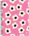 Pink Flowers 2025 6.5 X 8.5 Softcover Weekly Planner Cover Image