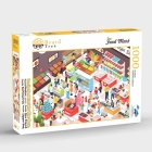 Brain Tree - Food Mart 1000 Piece Puzzle for Adults: With Droplet Technology for Anti Glare & Soft Touch By Brain Tree Games LLC (Created by) Cover Image