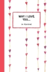 Why I Love you 50 Reasons: Fill in the Blank Book, Soft Matt Cover, Romantic Valentines Day Gift, Personalized Gift, Couples Journal By Dreamers Journals &. Books Cover Image