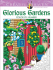 Creative Haven Glorious Gardens Color by Number Coloring Book Cover Image