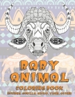 Baby Animal - Coloring Book - Echidna, Gorilla, Gecko, Tiger, other Cover Image
