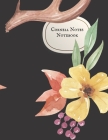 Cornell Notes Notebook: 8.5x11 Beautifully Rustic Black and Yellow Cornell Method Book with 150 pages for University Level Note Taking Cover Image