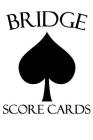 Bridge Score Cards: 6x9 Notebook with 100 Bridge Score Sheets By Anne Martins Cover Image