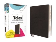 Niv, the Telos Bible, Leathersoft, Charcoal, Comfort Print: A Student's Guide Through Scripture By Onehope (Editor), Zondervan Cover Image