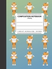 Composition Notebook Tigers: Zoo / Wild / Farm Animals Book Cover Blue Green Color 7.44