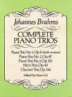 Complete Piano Trios (Dover Chamber Music Scores) Cover Image