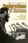 The First and Second Declarations of Havana: Manifestos of Revolutionary Struggle in the Americas Adopted by the Cuban People By Fidel Castro, Mary-Alice Waters (Preface by) Cover Image